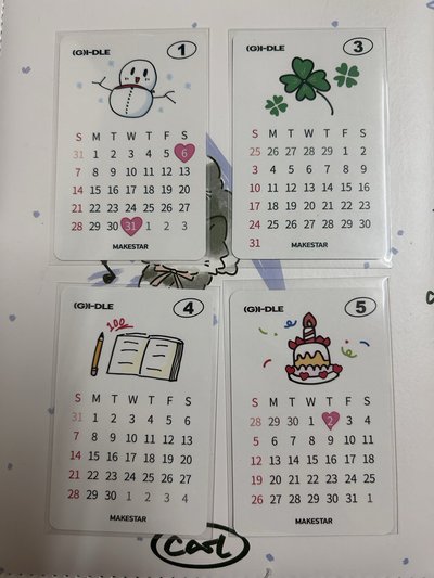 正規二MS日曆特典