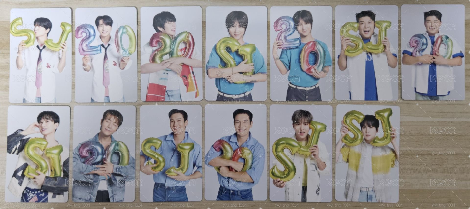 SUPER JUNIOR SJ MARKET 日本超市 隨機小卡