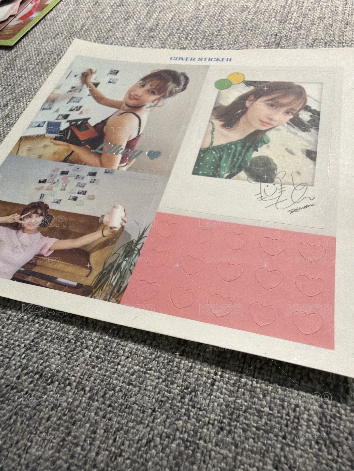 MOMO 正規一輯封面貼紙