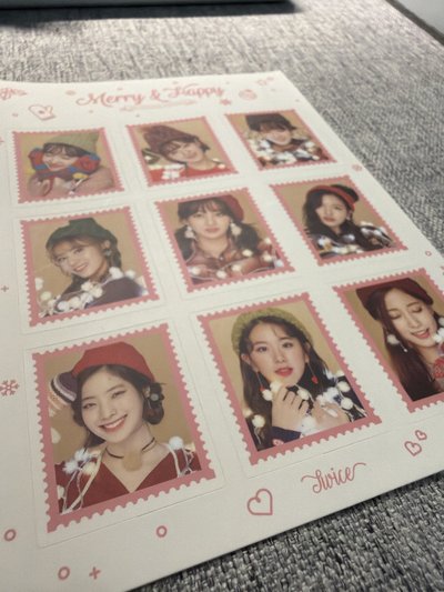 Merry&Happy 專輯貼紙卡 全員