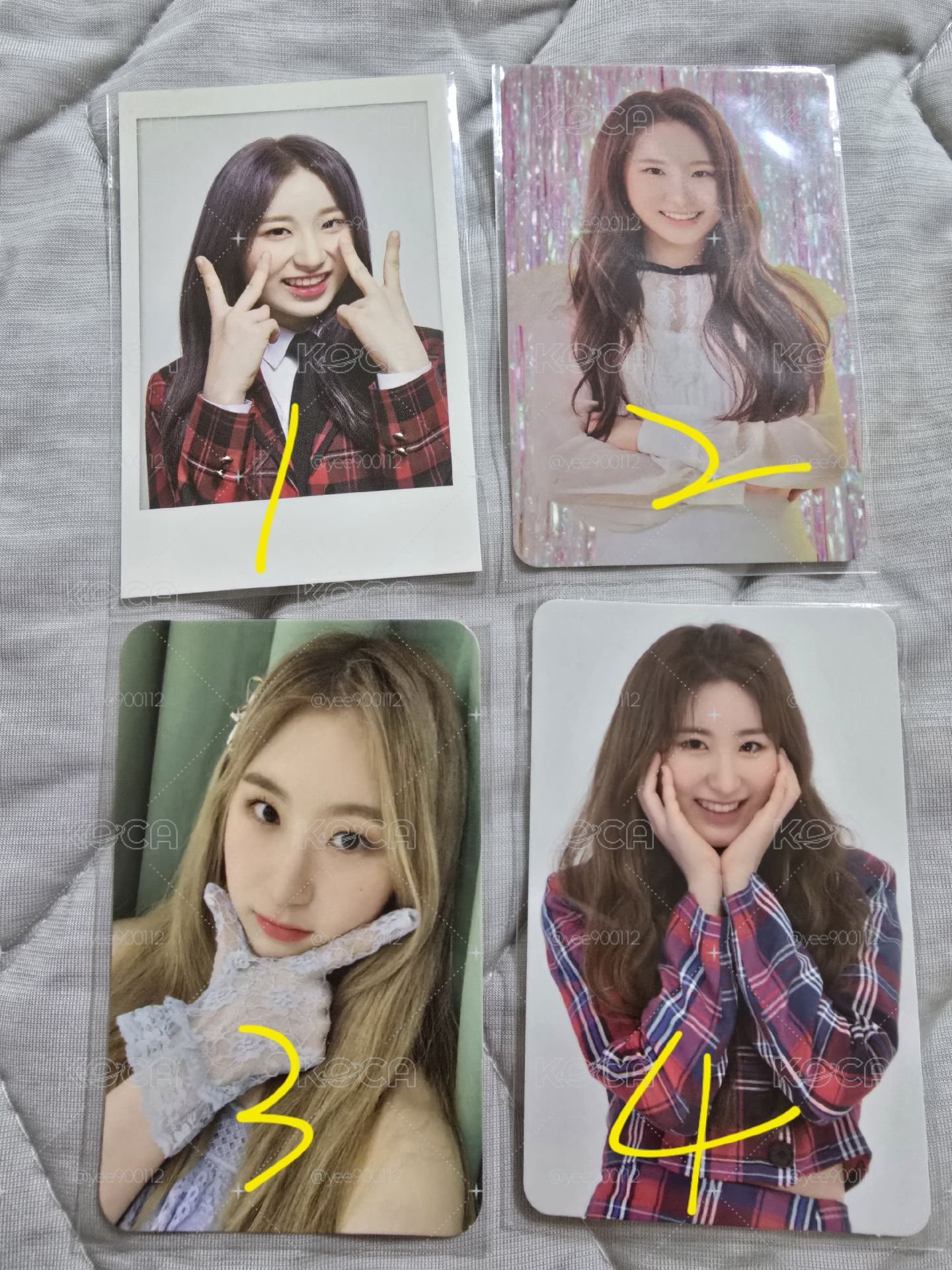 IZ*ONE IZONE 彩演 制服卡 手幅卡 年曆卡