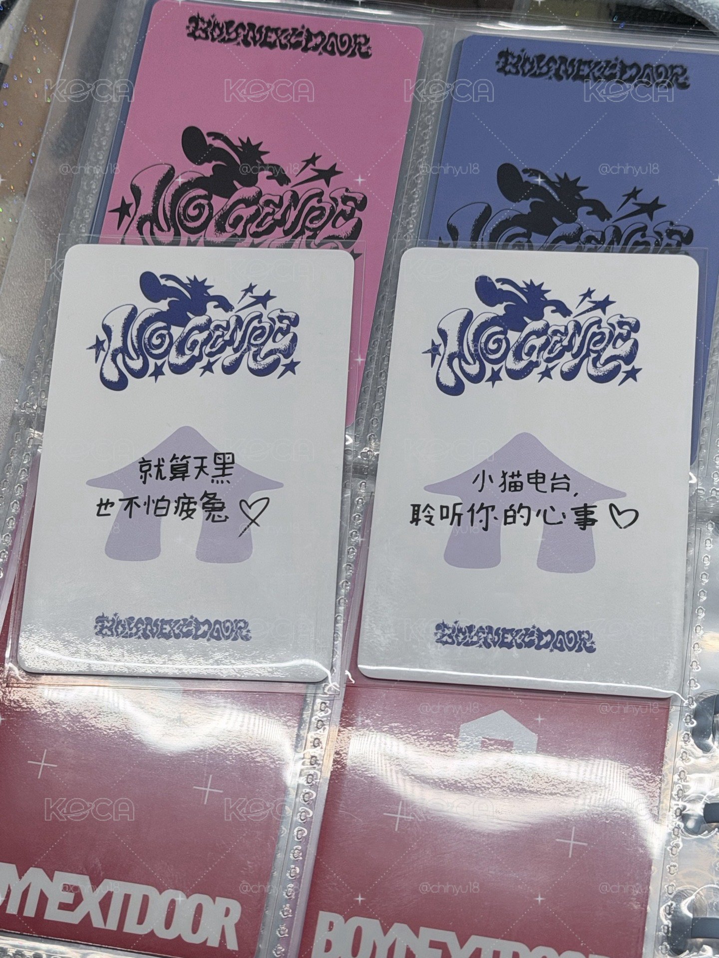 No Genre yzy簽售卡 成淏+泰山