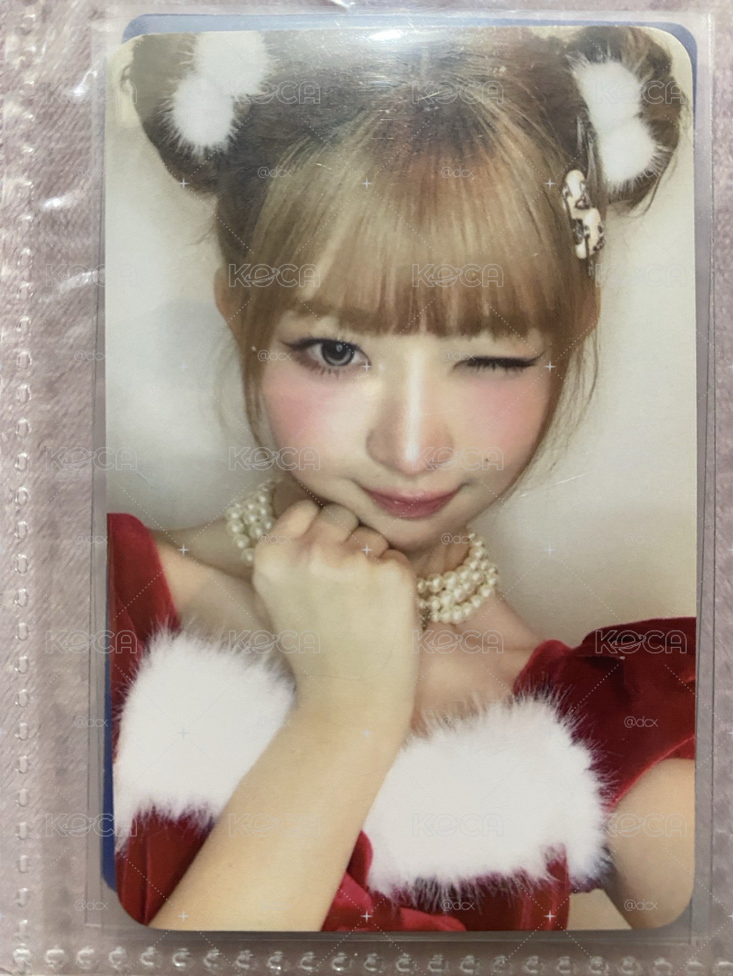 IVE 直井怜 Rei IVE SECRET wm 8.0 聖誕丸子頭怜