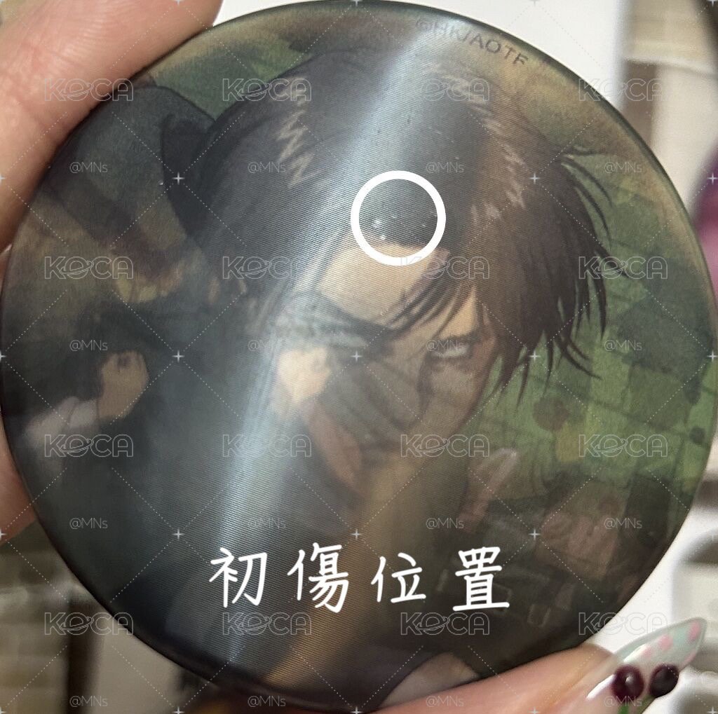 進擊的巨人 光柵徽章 盲抽7-11 艾連·葉卡 里維·阿卡曼 漢吉 萊納 莎夏 韓吉 艾爾文