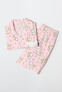 SPAO × Ganadi 睡衣 粉色短袖睡衣