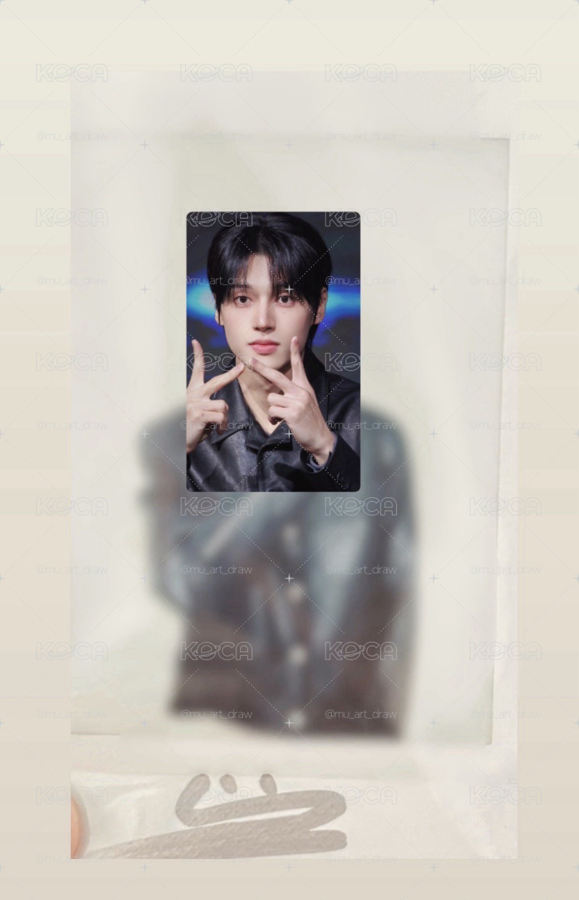 ATEEZ 鄭友榮未公開親簽拍立得｜世界僅1