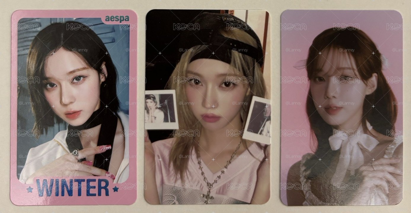 aespa 冬卡*3