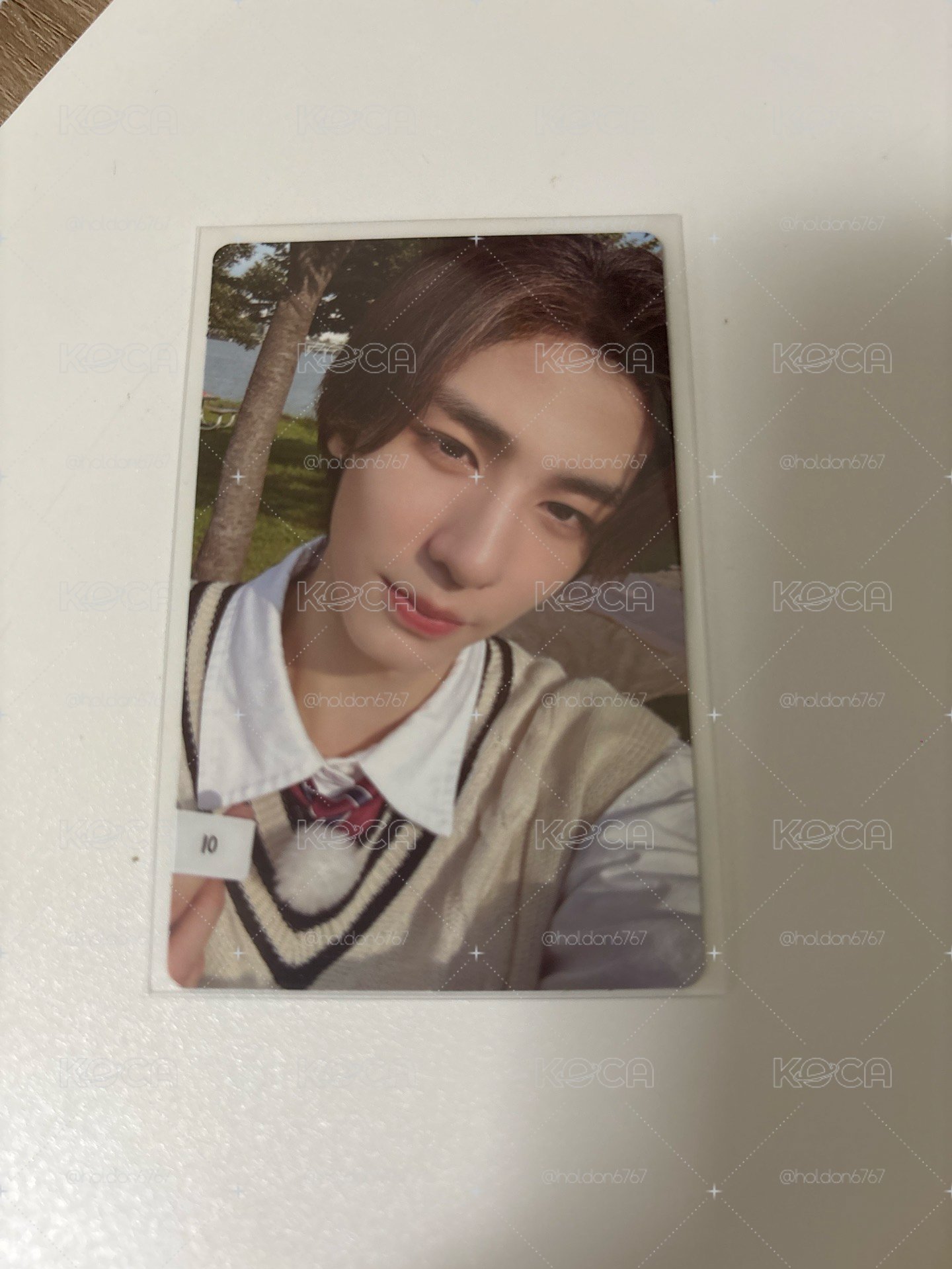 BOYNEXTDOOR 李涵 WHY.. m2u 2.0 幸運卡 校服