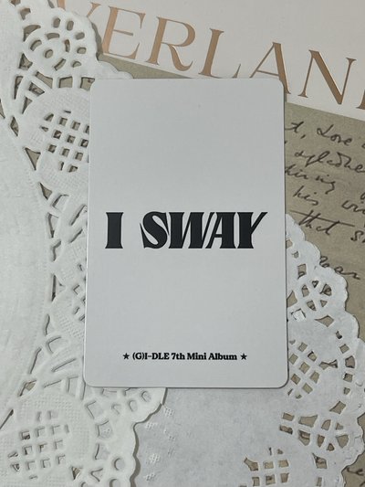 【無包手】I SWAY kms 3.0 特典卡 ver.3 娟 比心娟 臉頰愛心娟 嘟嘴娟 橘髮娟