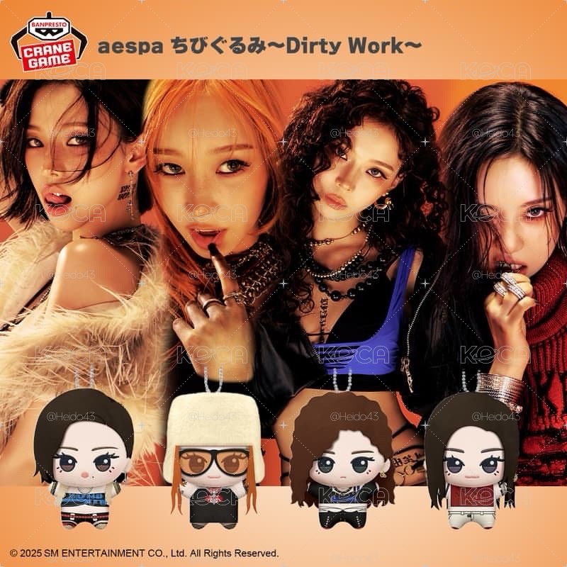 Dirty Work 娃娃玩偶 2025 BANPRESTO