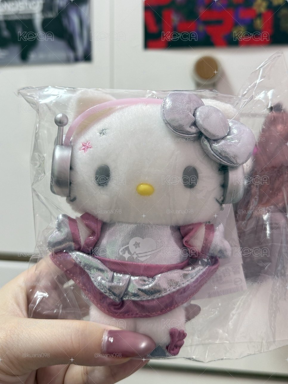 星球調查員 hello kitty 吊飾