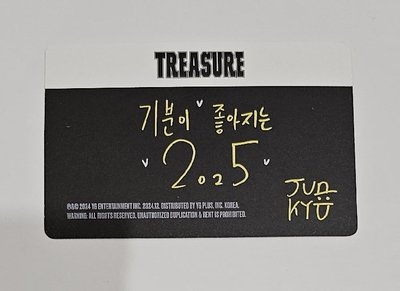 TREASURE 2025 SEASON’S GREETINGS🐨