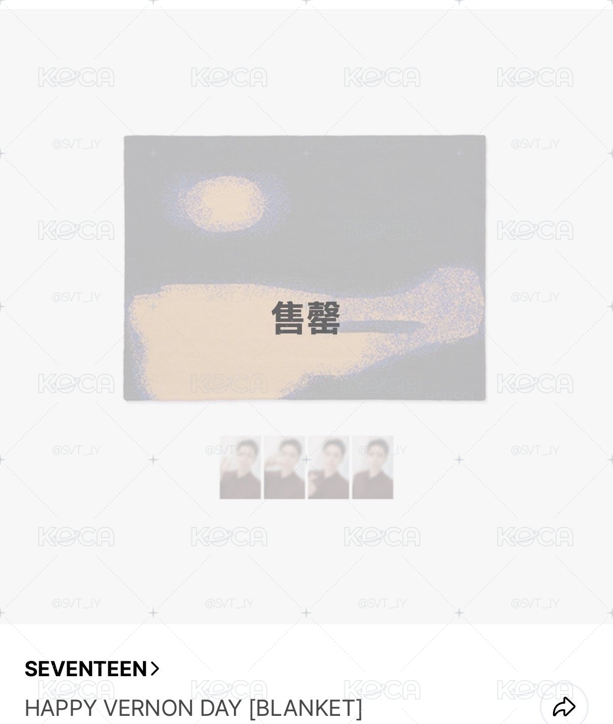 HAPPY VERNON DAY [BLANKET]毯子