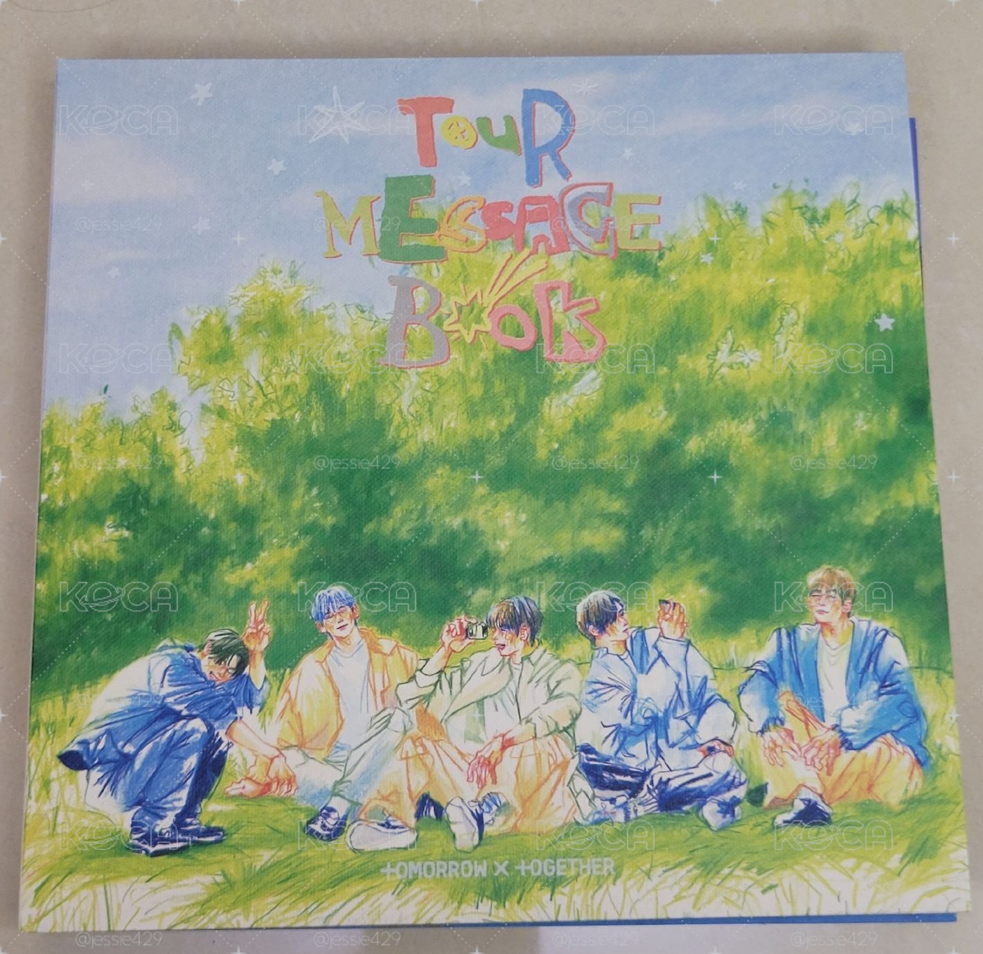 TXT TOUR MESAGE BOOK（拆檢過）