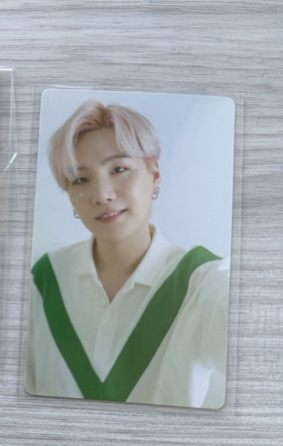 BTS 日咖問卷卡 SUGA
