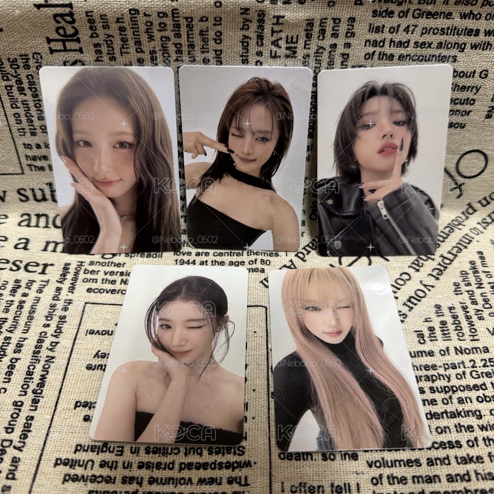 i-dle 台北演唱會入場卡 套出