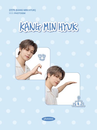 KANG MIN HYUK X photoism 人生四格卡 代印 