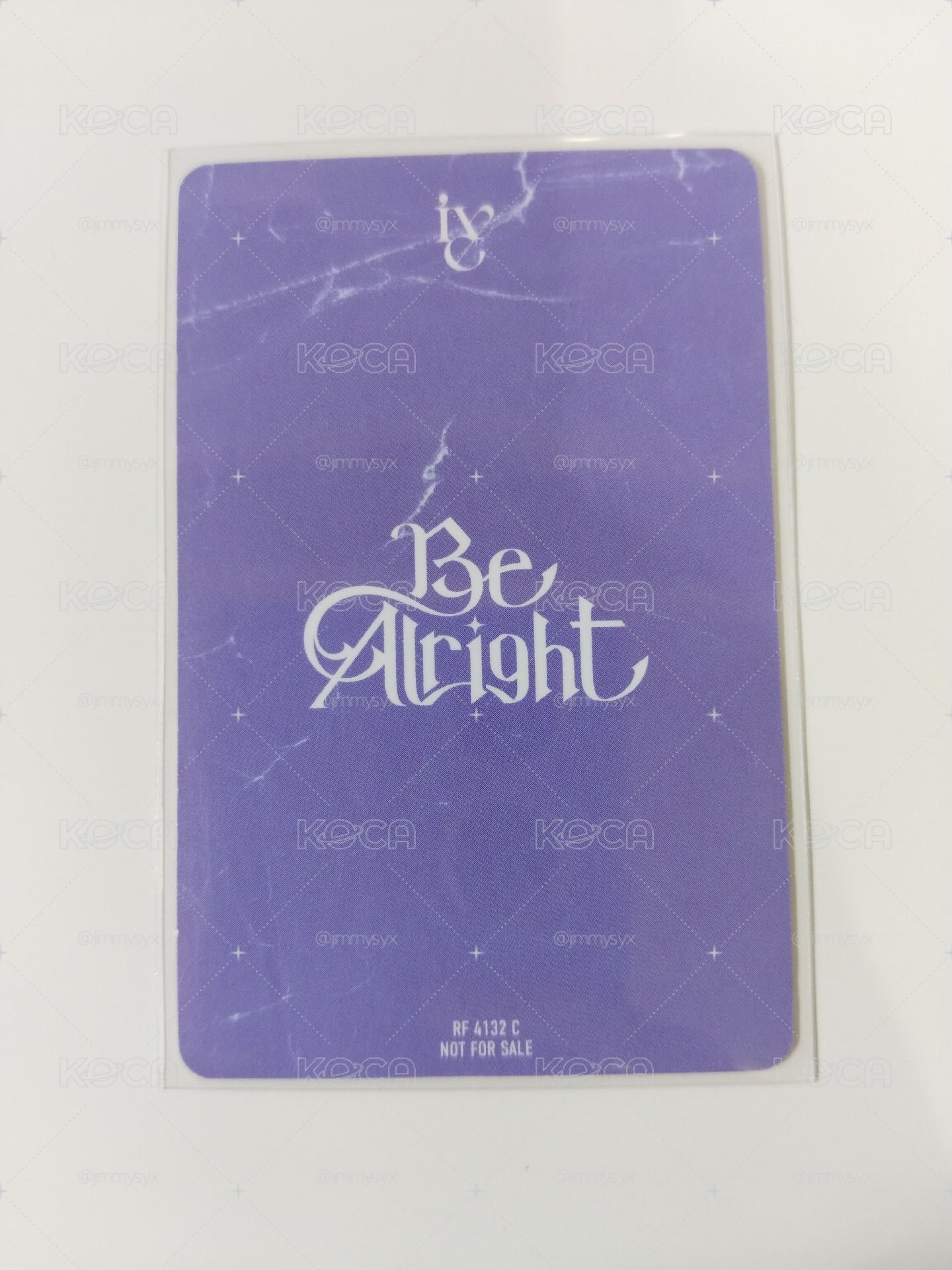 怜 Be Alright 專卡 I ver.
