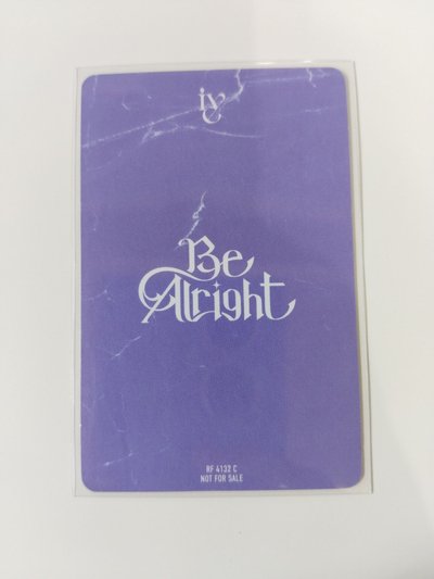 怜 Be Alright 專卡 I ver.