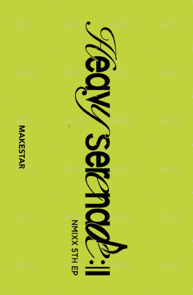 Heavy Serenade ms 4.0 簽售卡 團卡 背面
