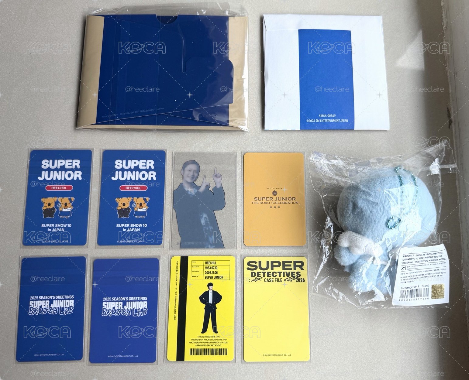 SJ 20週年澈糰現貨+澈卡8張+ELF Japan會員禮