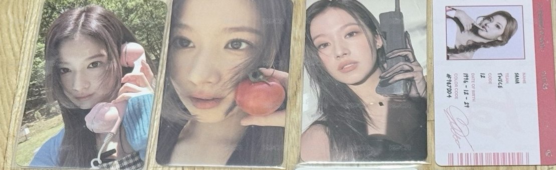 迷11 sana CDE*2 、加ID卡（共5張）