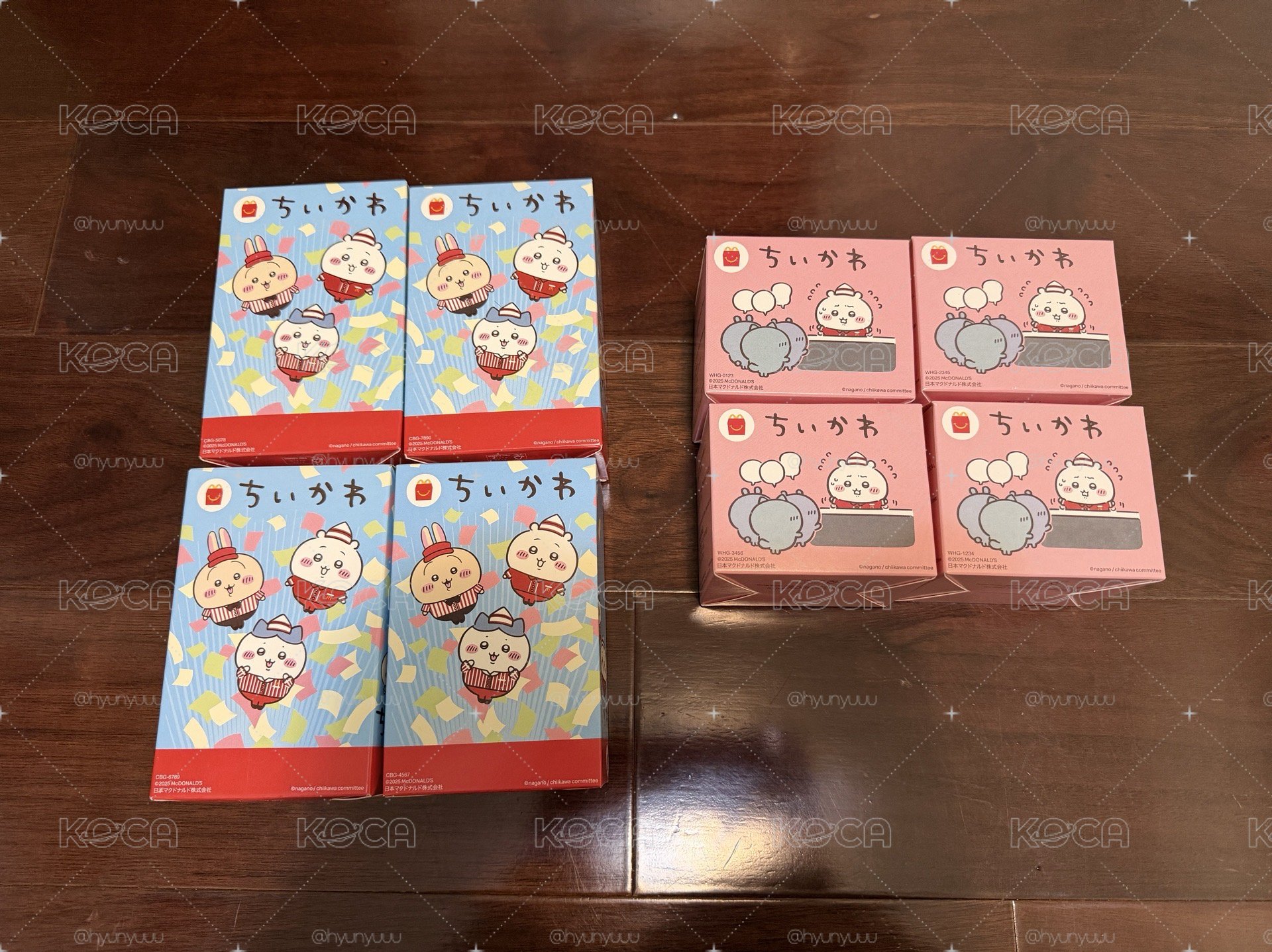 吉伊卡哇 日本麥當勞兒童餐玩具第一彈&第二彈