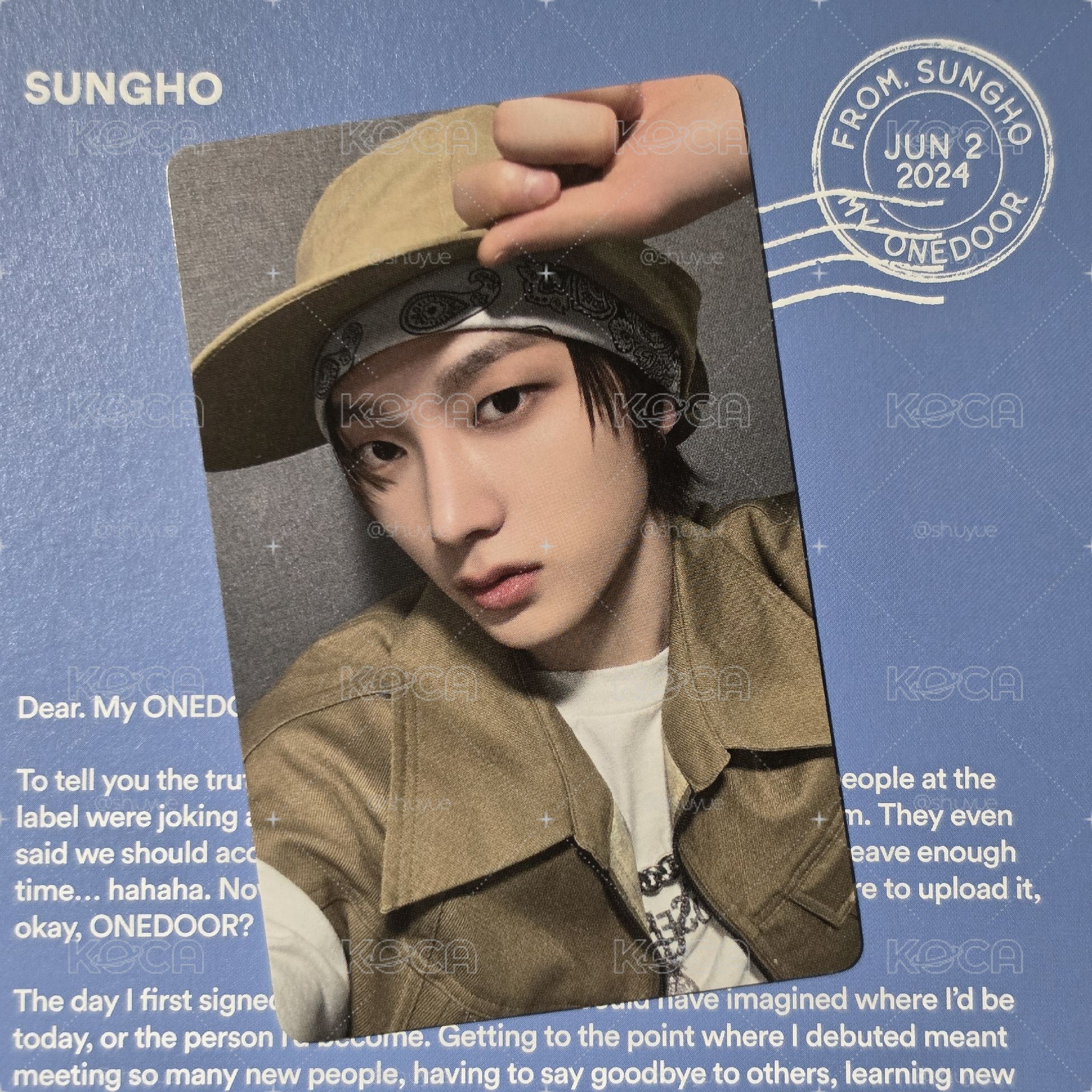 【SUNGHO】19.99 簽售卡 中背