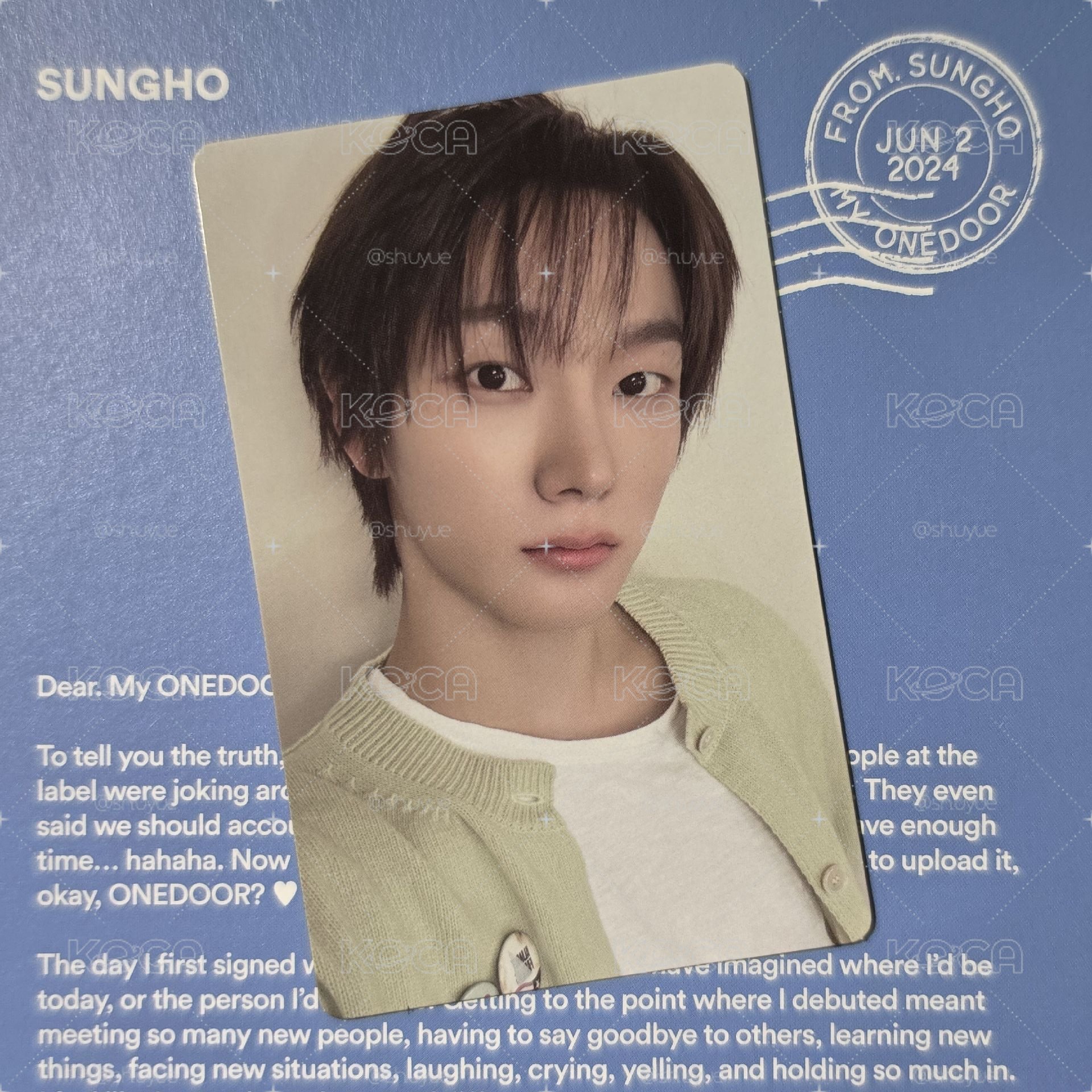 【SUNGHO】wvs預售特典卡