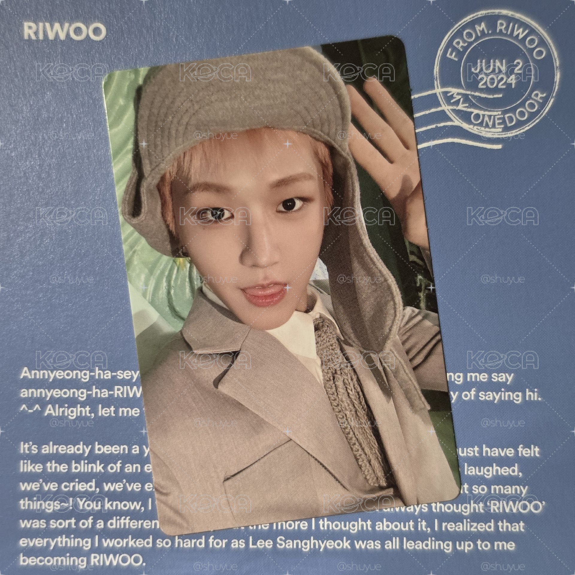 【RIWOO】HOW? 專輯卡