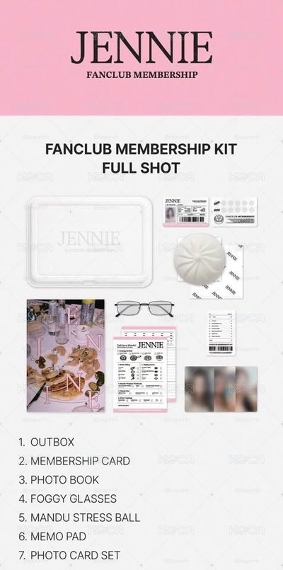 ［現貨］Jennie 一、二期會員禮