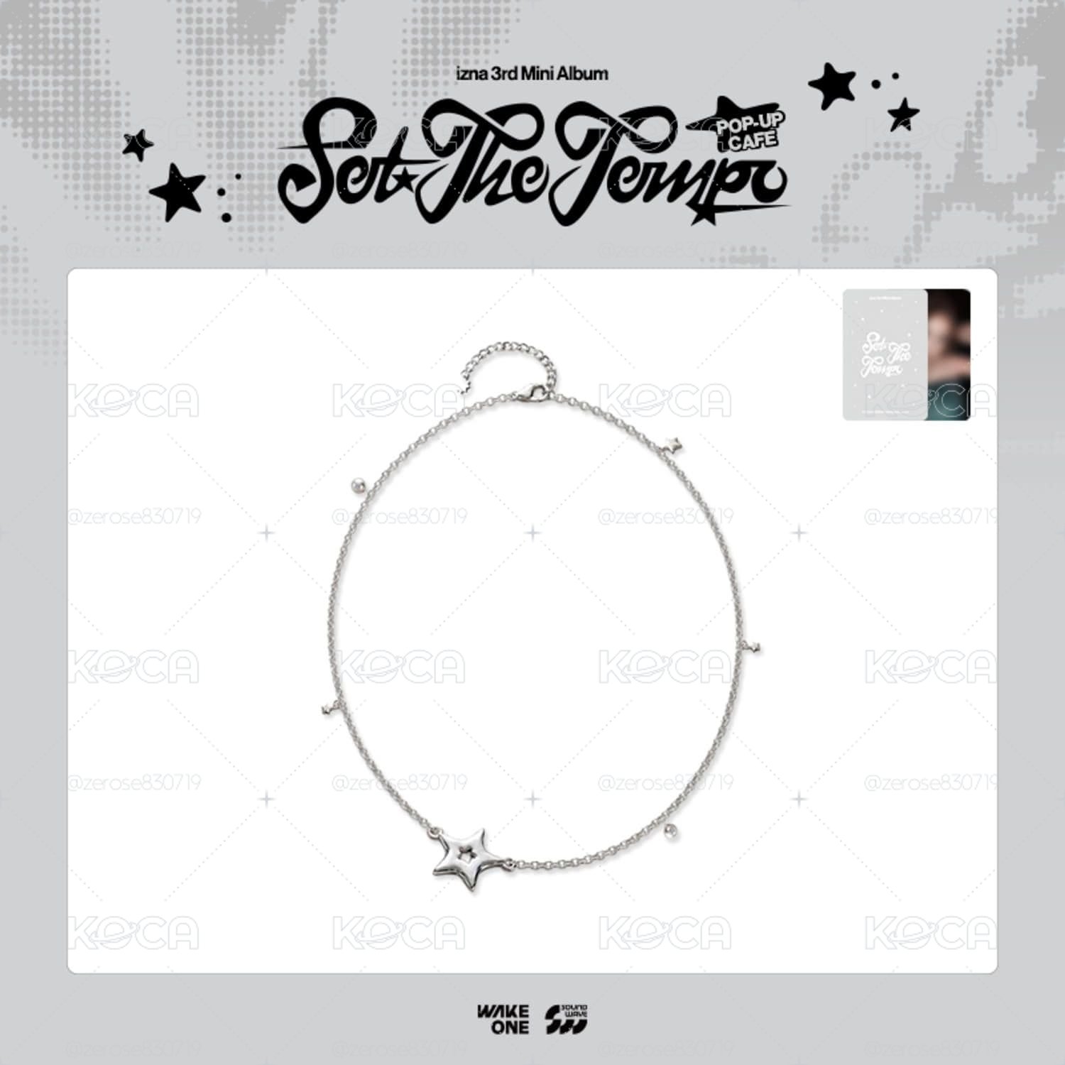 izna POP-UP STORE [SET THE TEMPO] *6/24收單*