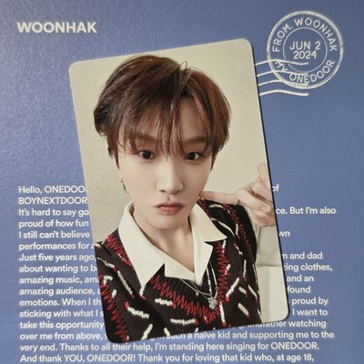【WOONHAK】BOYLIFE 幸運卡