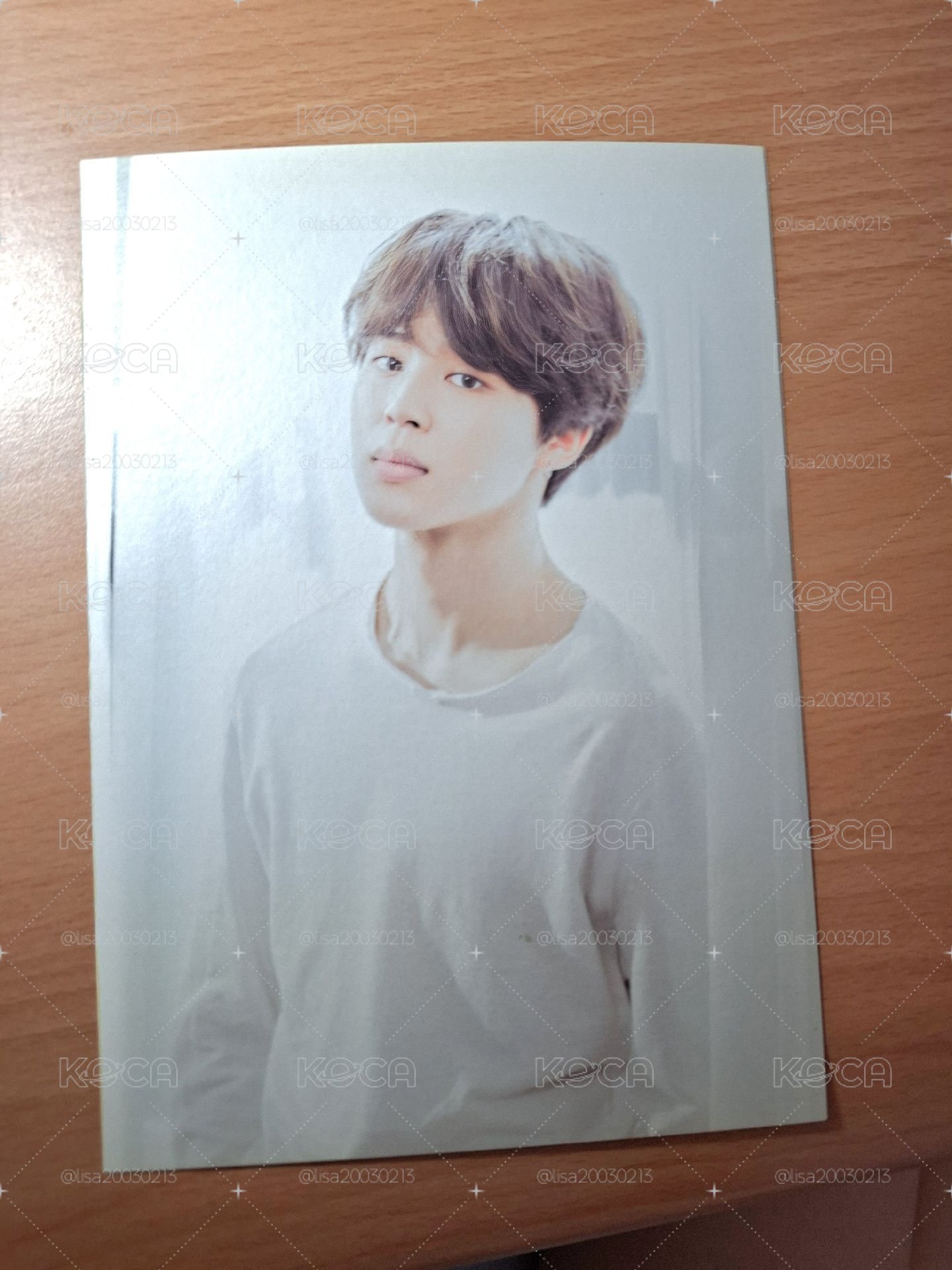 jimin絕版寫真明信片