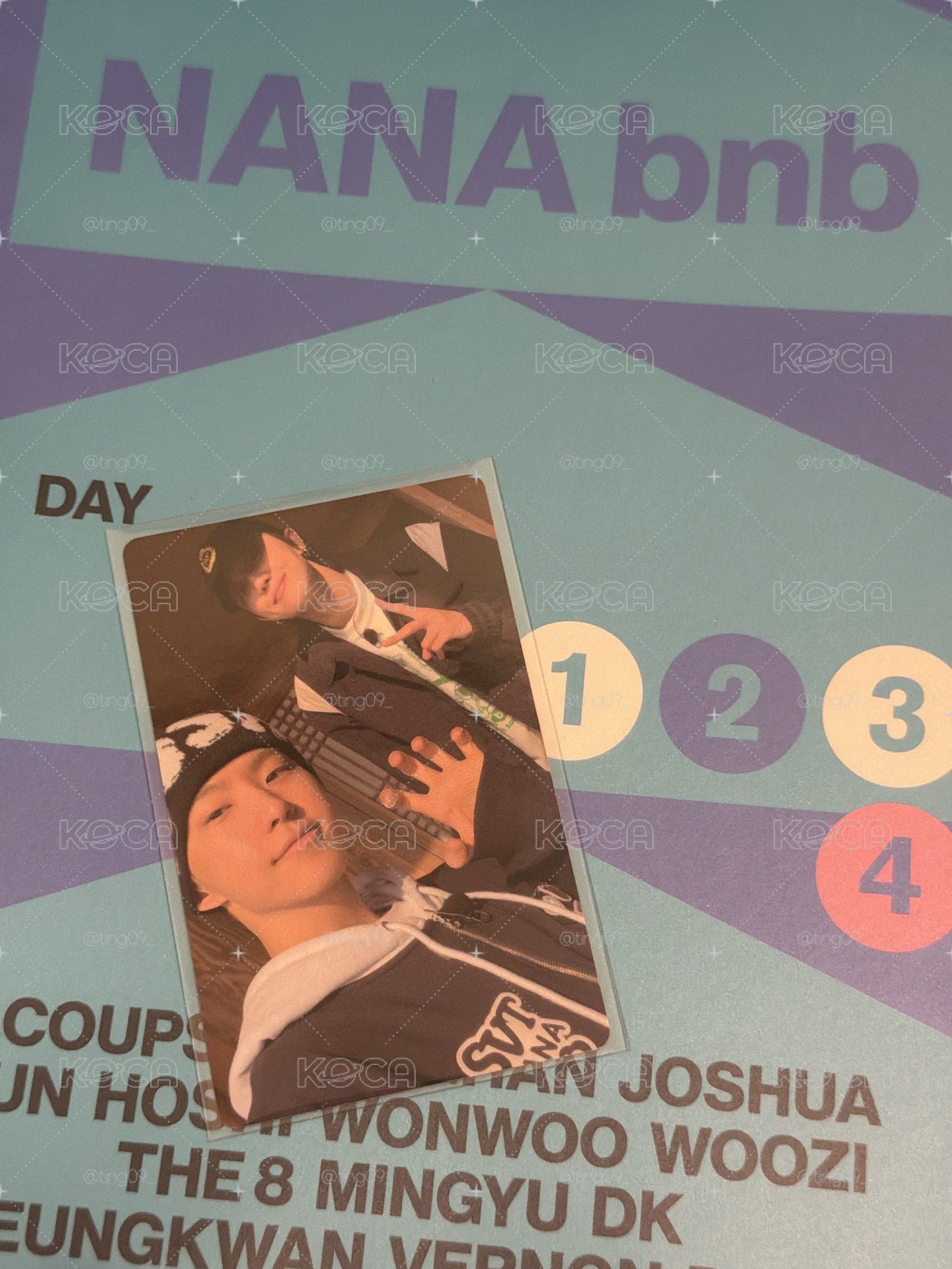 NANA bnb特典雙人卡