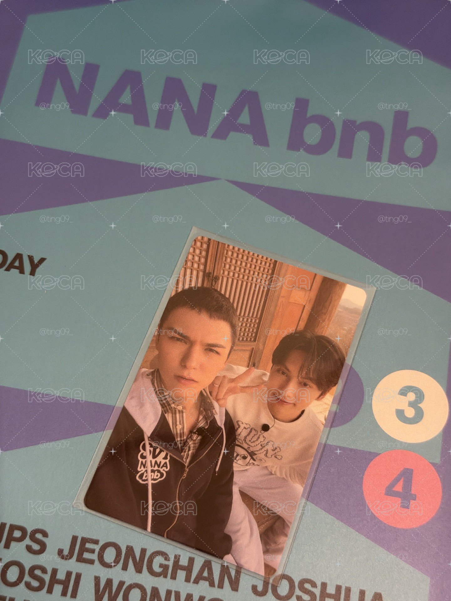 NANA bnb 特典雙人卡