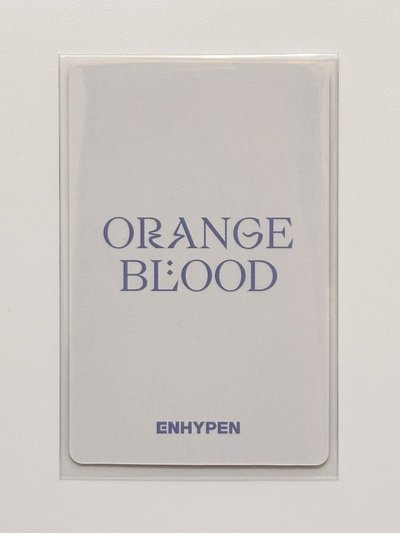 ENHYPEN JAKE 沈載倫 迷五 yzy1.0簽售卡