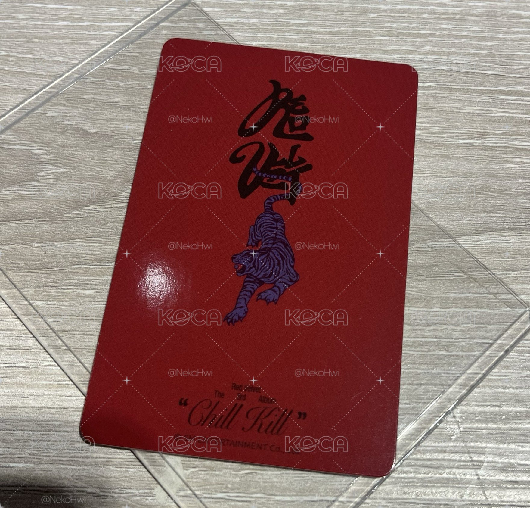 IRENE Chill Kill kms 3.0 特典卡 微微廠損
