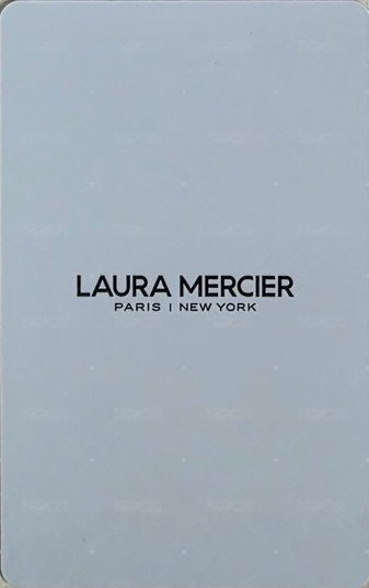 Laura Mercier 代言卡  背面