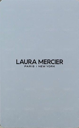 Laura Mercier 代言卡  背面
