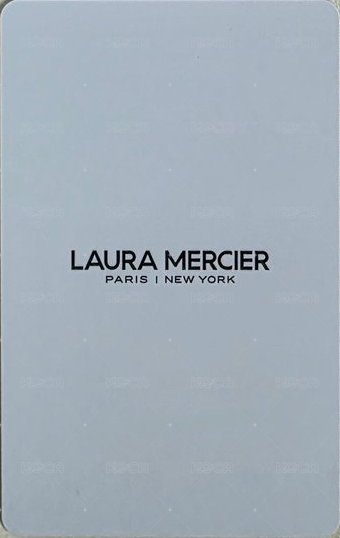 Laura Mercier 代言卡  背面