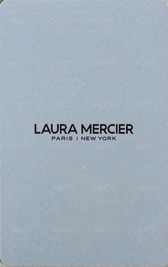 Laura Mercier 代言卡  背面