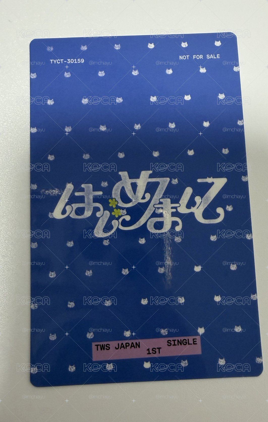 TWS はじめまして　通常盤 雙人專卡