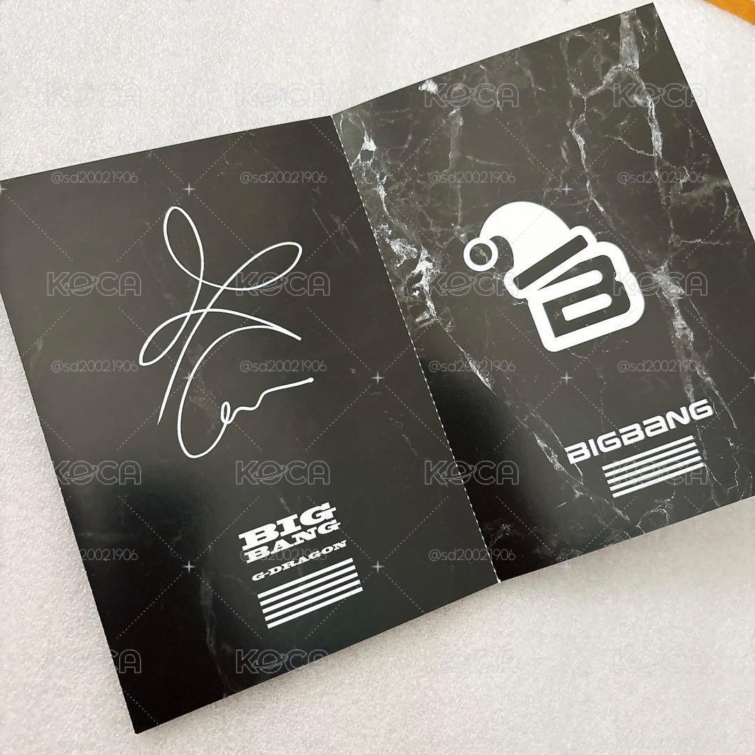 BIGBANG 特典生日卡