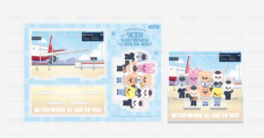 （現貨）SKZOO 全球快閃店 首爾場立牌 全新未拆 