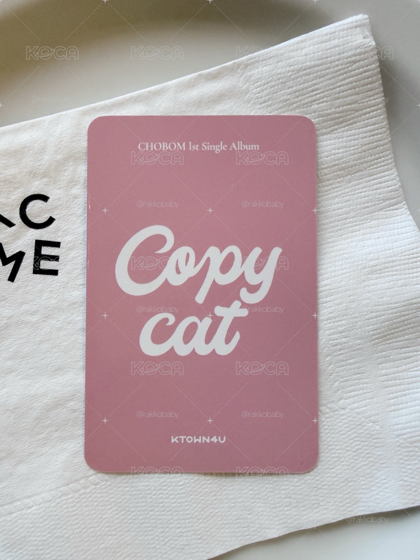 ❇️ Copycat k4 特典卡 初瓏（有瑕）
