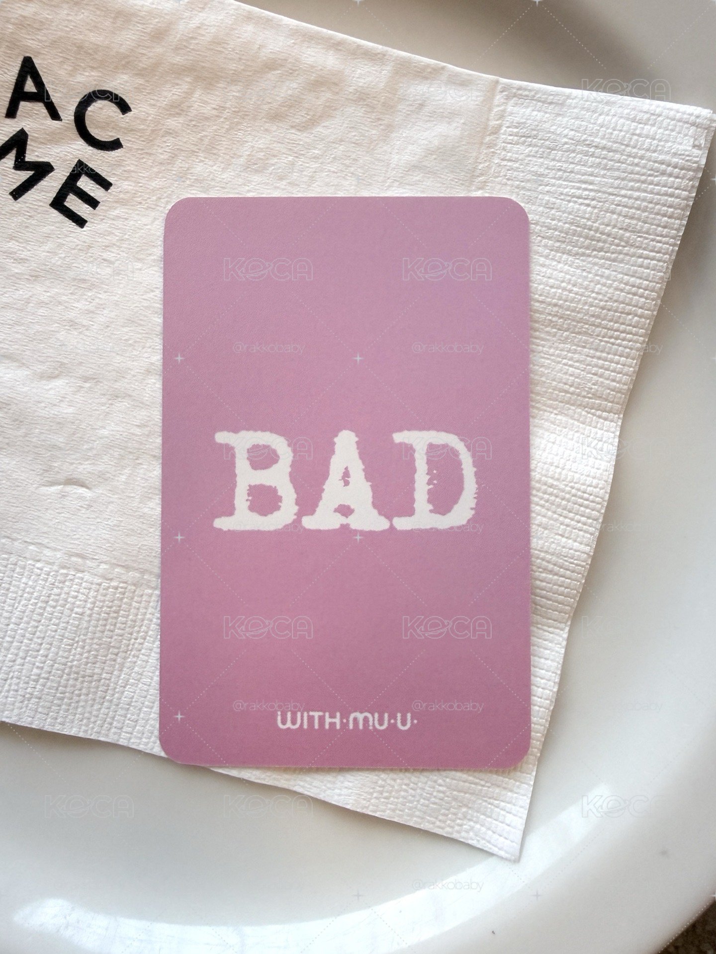 ❇️ BAD wm 線上 簽售卡 貓貓槍