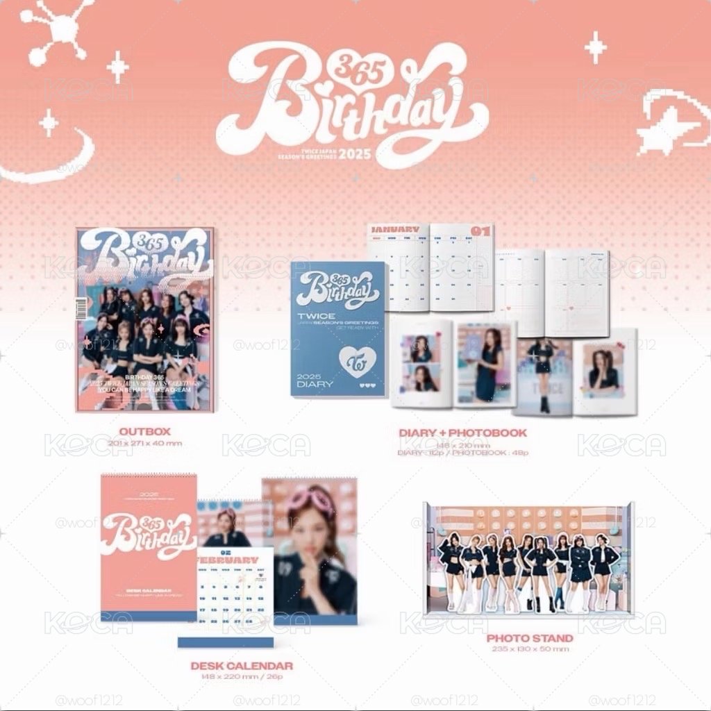 TWICE JAPAN SEASON'S GREETINGS 2025 “BIRTHDAY365”