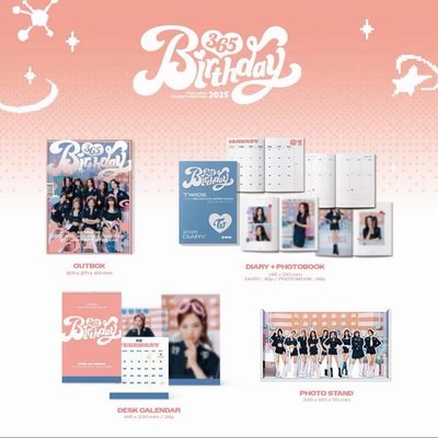 TWICE JAPAN SEASON'S GREETINGS 2025 “BIRTHDAY365”