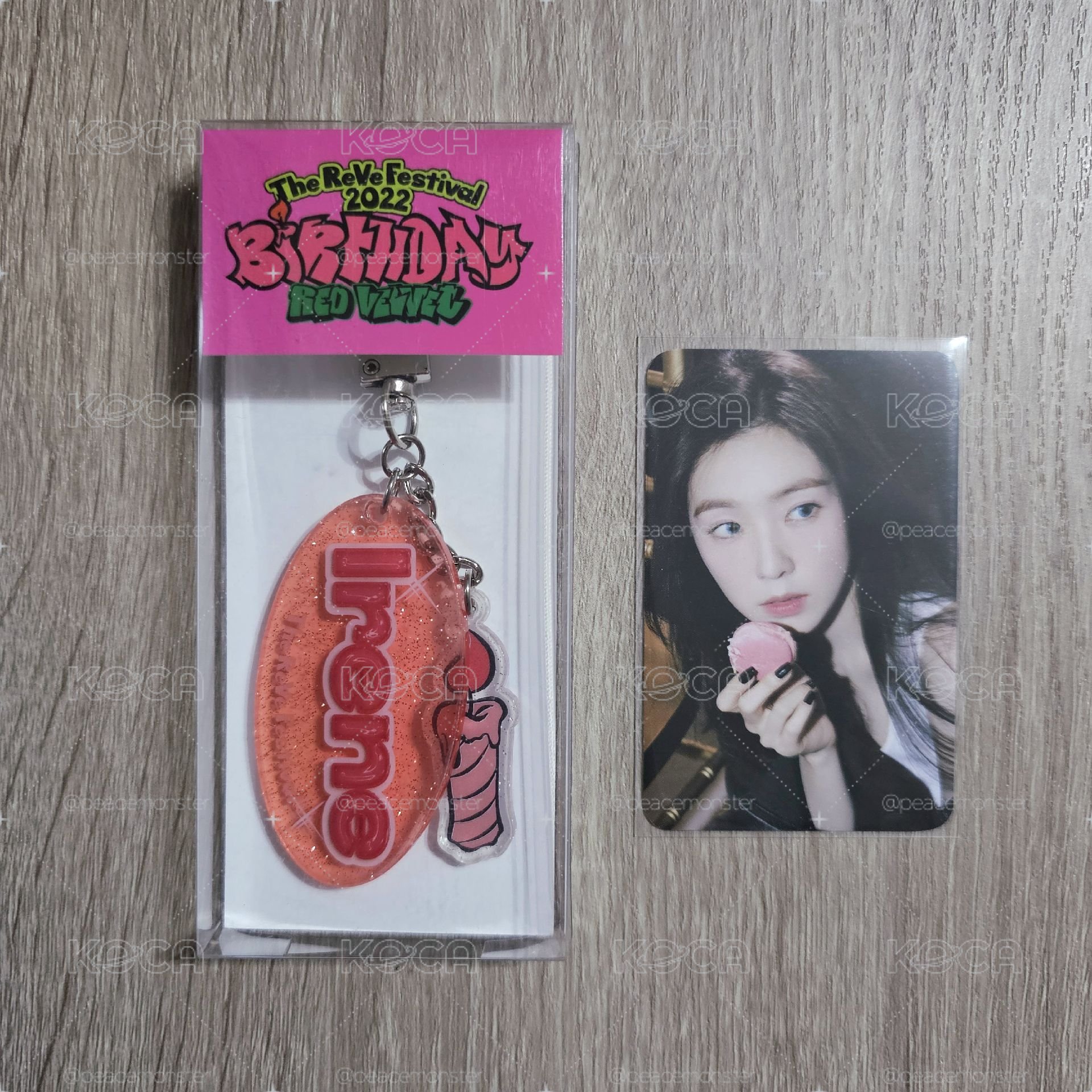 Red Velvet Birthday官方周邊 Irene吊飾小卡組